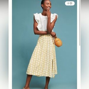 Faithfull Daisy Wrap Skirt, size 10